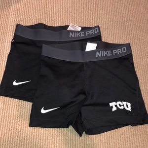 2 pack of Nike TCU spandex
